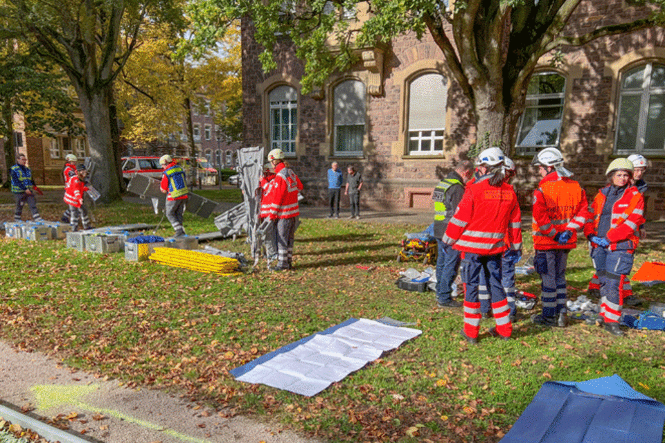 Großübung SKK ZNA Verletztenablage